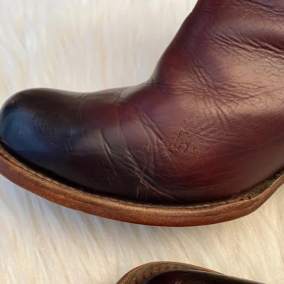 Denver Brown Studded Lady Gabriel Ankle Boots, Size 7.5 - Picture 16 of 17